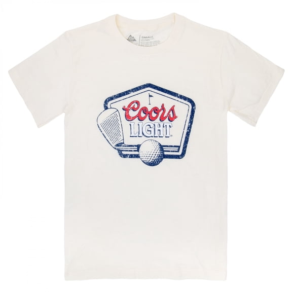 Coors Light Golfing Frame Beige Colorway T-Shirt-Medium