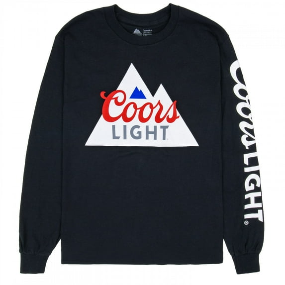 Coors Light Logo Black Long Sleeve Shirt-Small