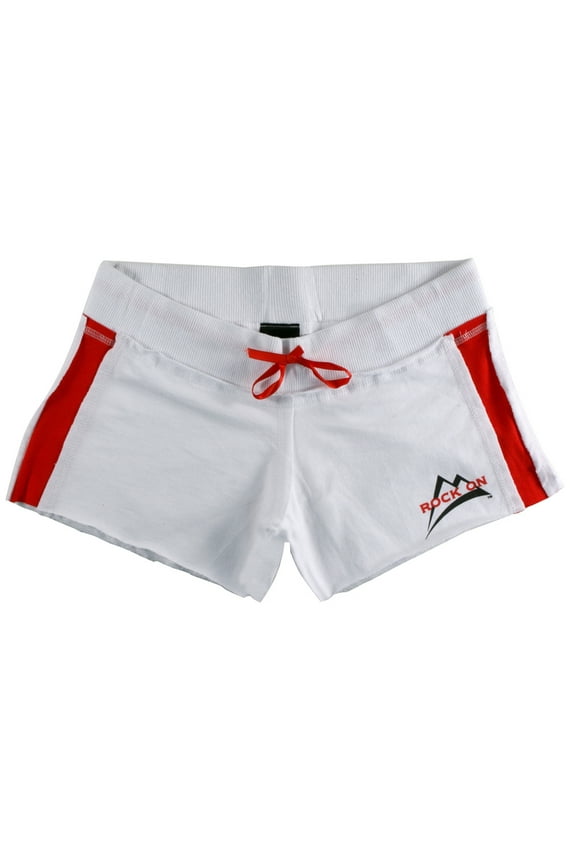 Light - Logo Raw Edge Juniors Drawstring Shorts - Medium