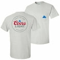 thumbnail image 1 of Coors Light Mountain Pocket Logo with Rear Logo Print Grey T-Shirt-2XLarge, 1 of 3