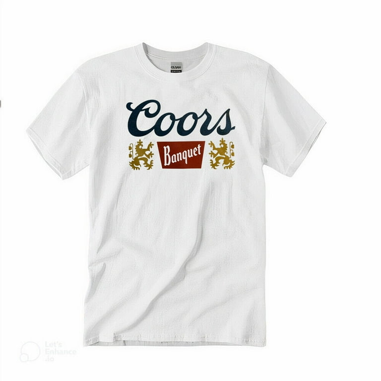 Coors Light Retro Logo T Shirt Coors Light Beer Vintage Graphic Tee Crewneck NEW
