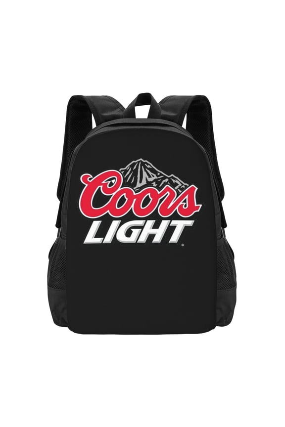 Coors Light Sharp Logo Backpack Fashion Travel Backpack Laptop Backpack 16ch Simple And Large Capacity