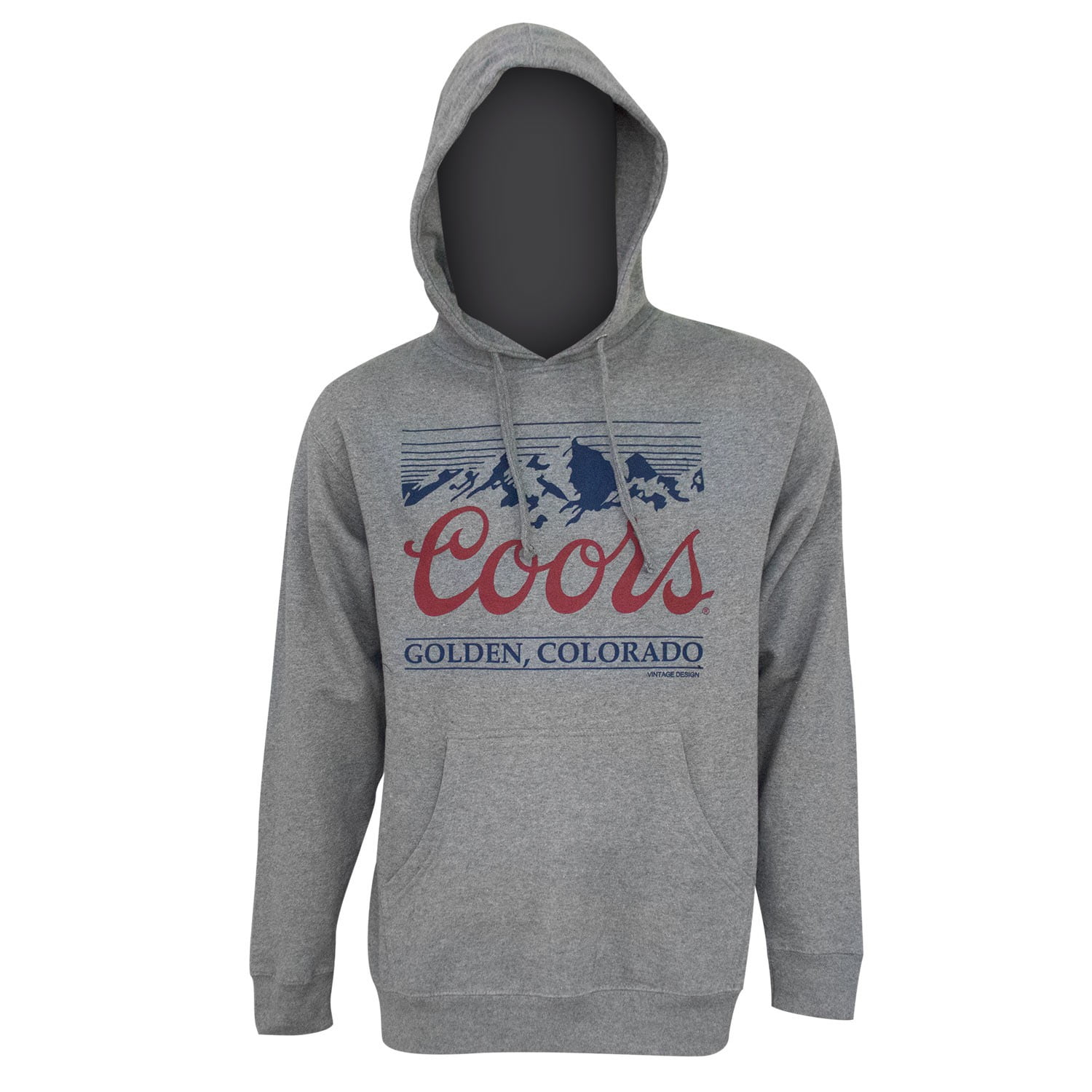 Coors Men s Grey Golden Colorado Hoodie 3XLarge Walmart