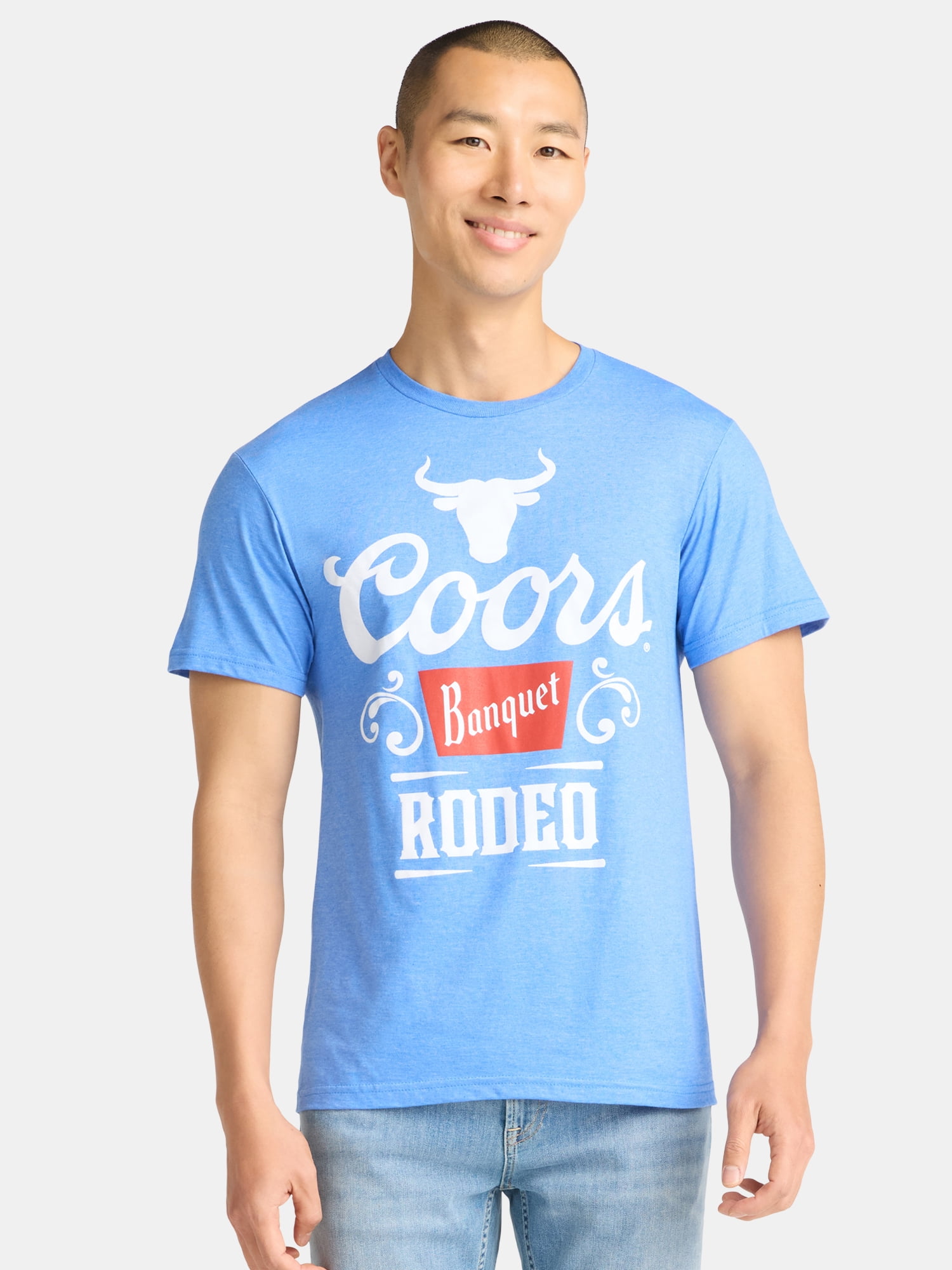 Coors, Men's & Big Men's Graphic T-Shirt, Rodeo Banquet, Sizes S-3XL