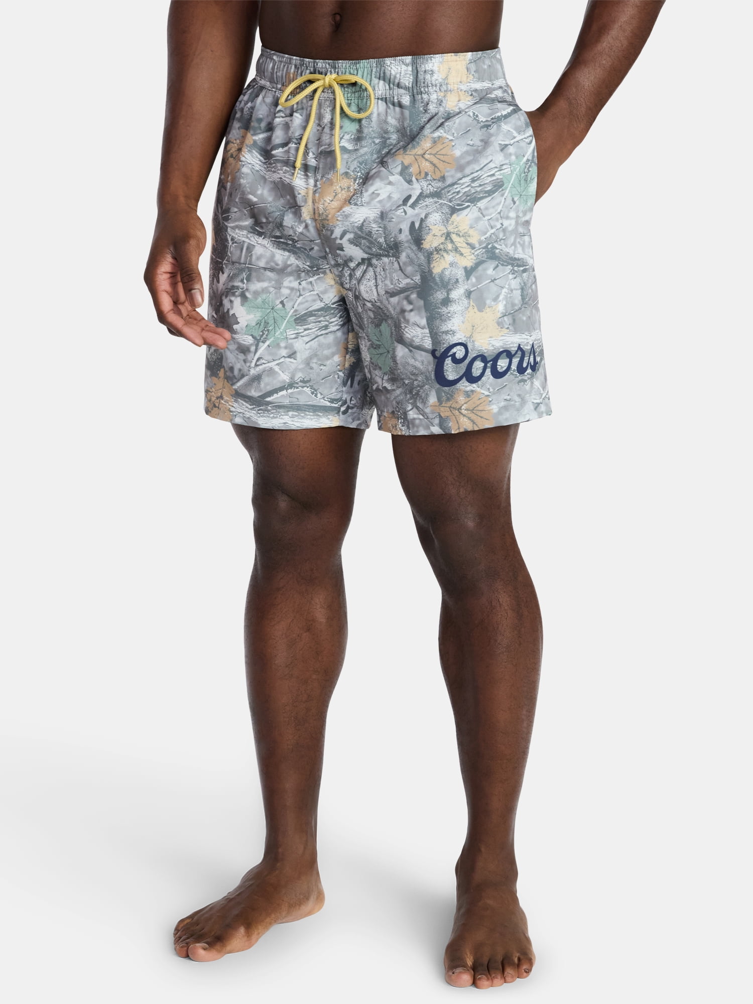 Coors Rockies Born Men's and Big Men's Swim Trunks, Sizes S-3XL