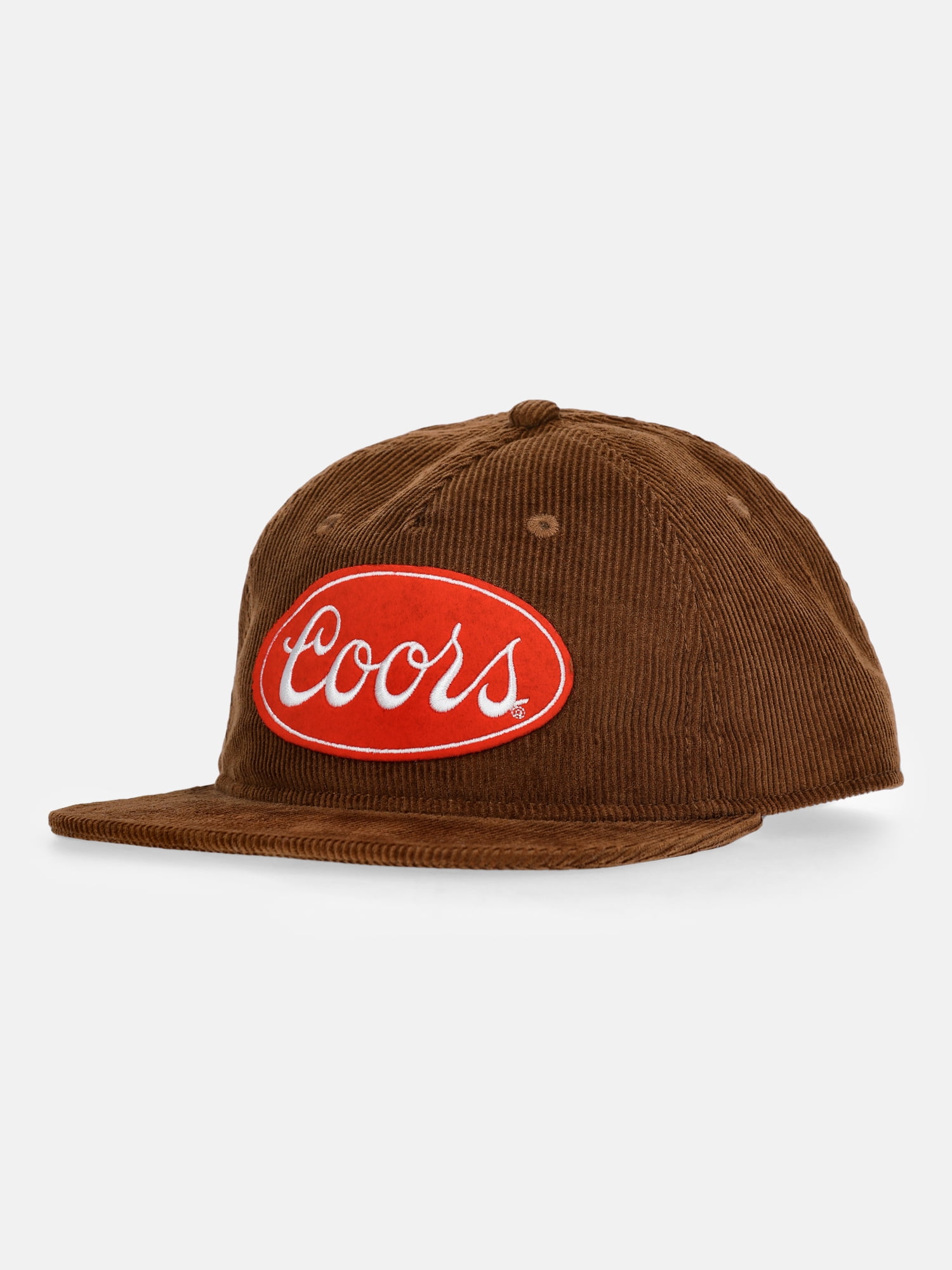 Coors Men's Oval Logo Cotton Snapback Hat, Brown