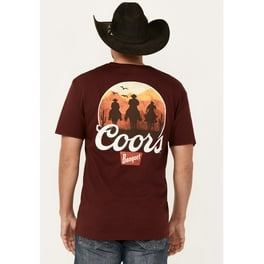 Chevon Tシャツ Banquet Coors Men's Banquet Logo Short Sleeve
