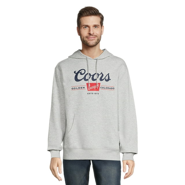 Coors Men's and Big Men's Graphic Hoodie with Long Sleeves, Sizes S-3XL ...