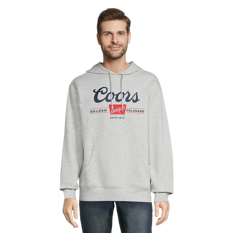 Coors Men's and Big Men's Graphic Hoodie with Long Sleeves, Sizes S-3XL