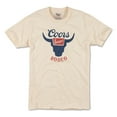 thumbnail image 1 of Coors Retro Style Logo Rodeo Symbol Brass Tacks T-Shirt-Large, 1 of 9