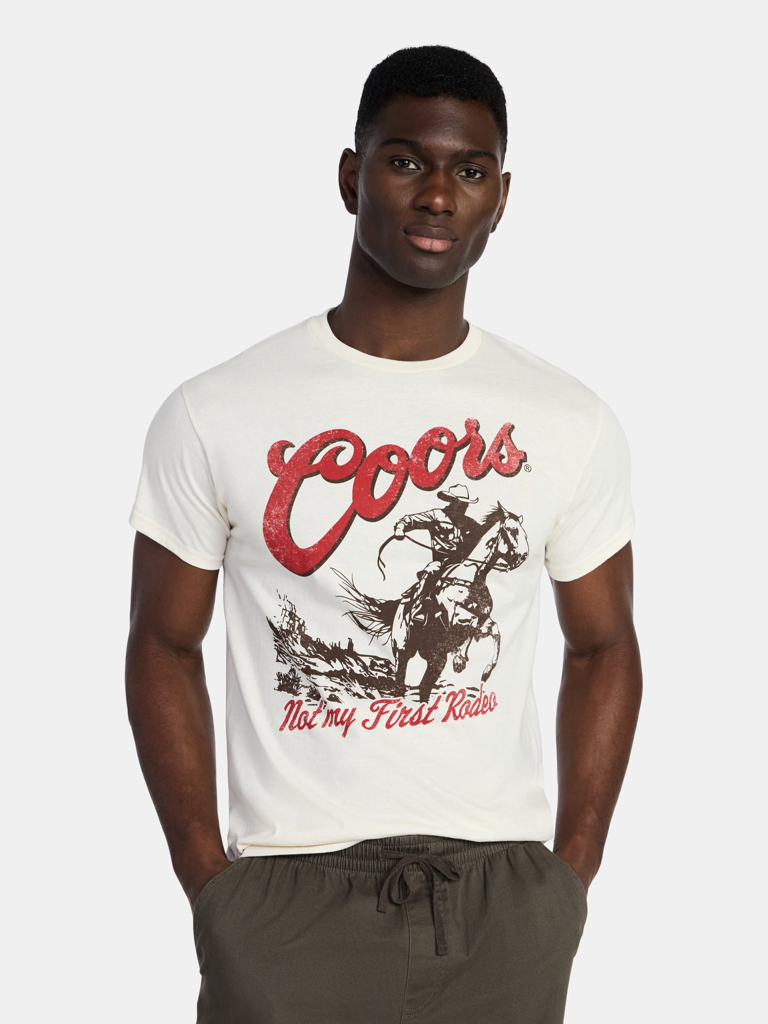 Coors Rodeo Men's & Big Men's Graphic Tee Shirt, Sizes S-3XL