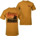 thumbnail image 1 of Coors Sunset in Golden Colorado Wheat Colorway Front/Back Print T-Shirt-Large, 1 of 3