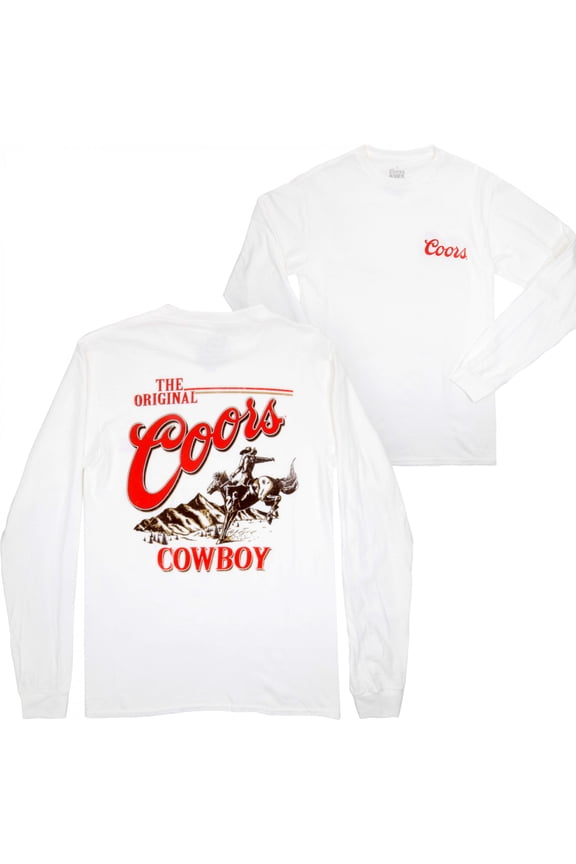The Original Cowboy Men's White Long Sleeve Shirt-2XLarge