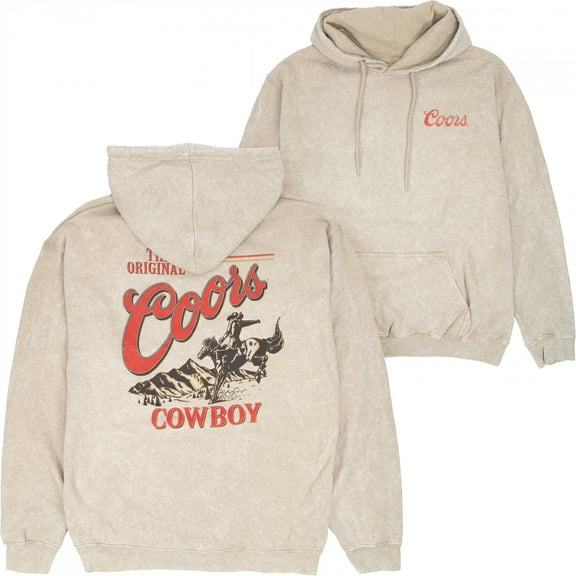 Coors The Original Cowboy Pull-Over Hoodie-3XLarge