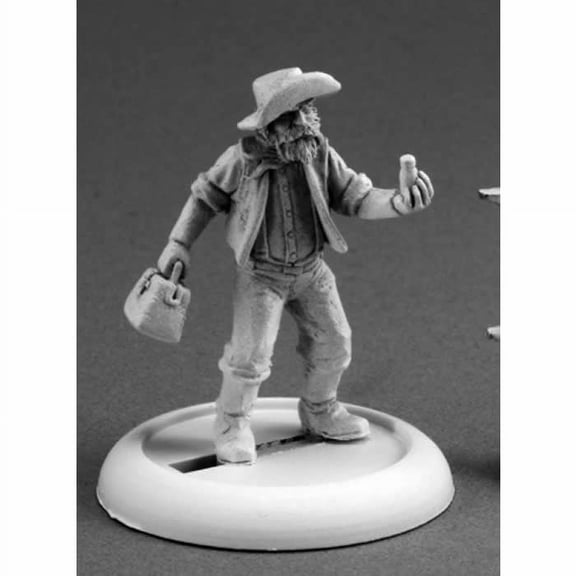 Coot Jenkins Prospector Miniature 25mm Heroic Scale Savage Worlds Series Reaper Miniatures