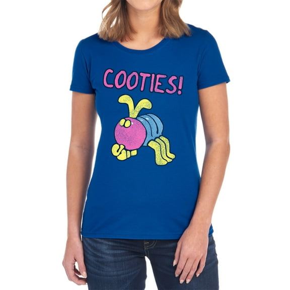 Cootie Ive Got Cooties Women's T Shirt, Royal, Large
