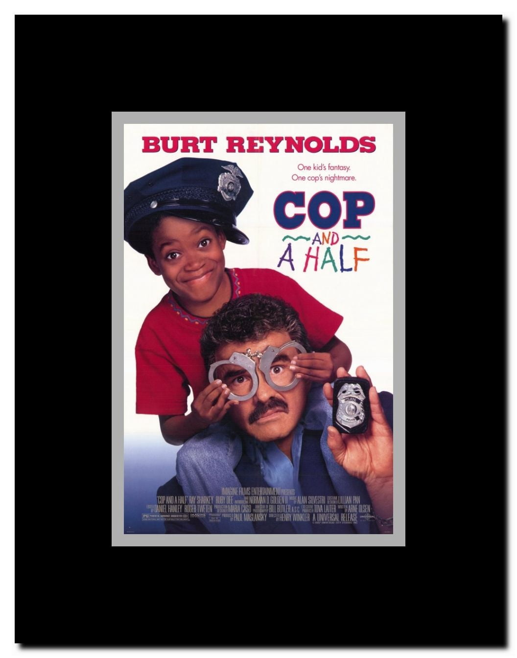 Cop and a Half Framed Movie Poster