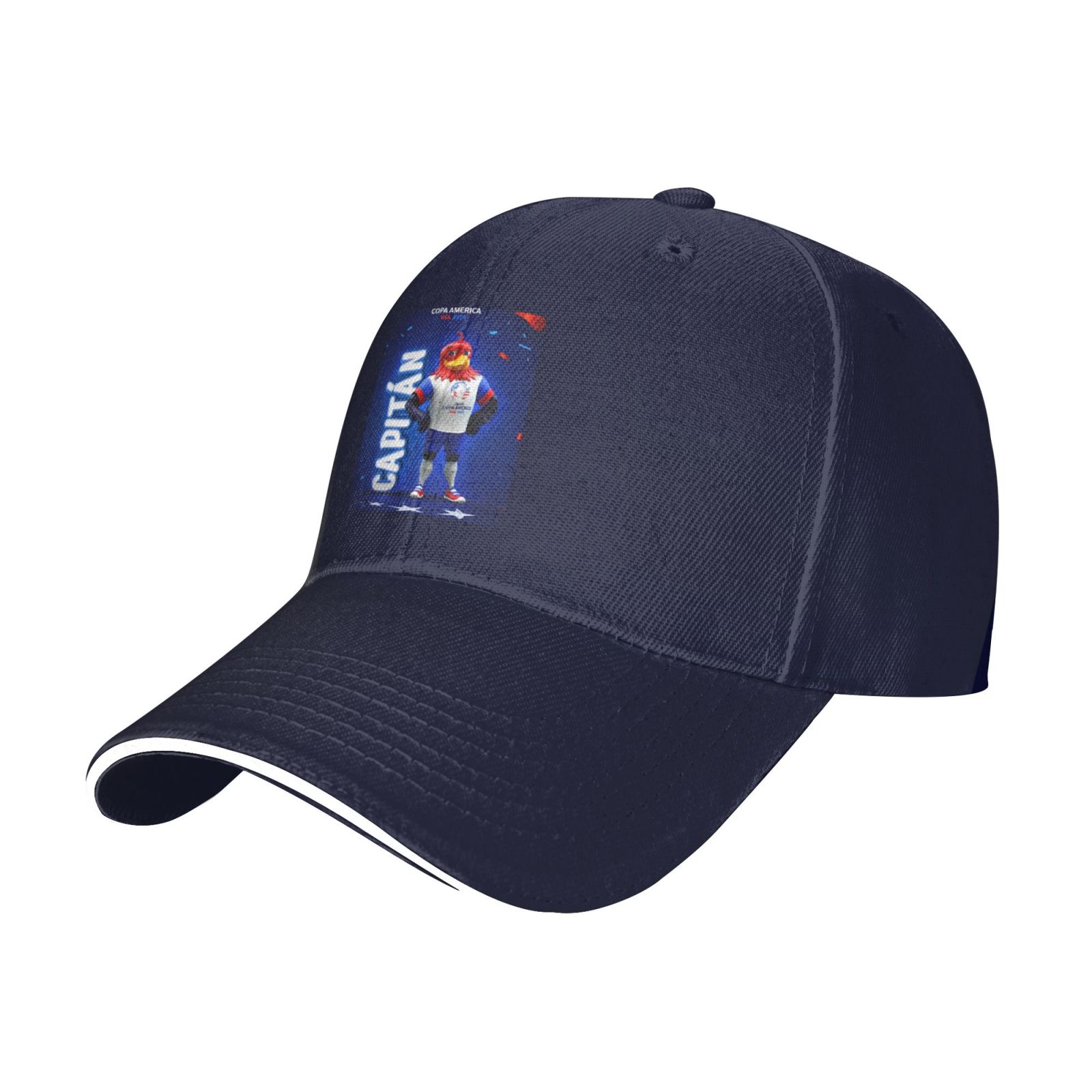 Copa America 2024 Usa Captain Mascot CapitanTrucker Hat Adjustable