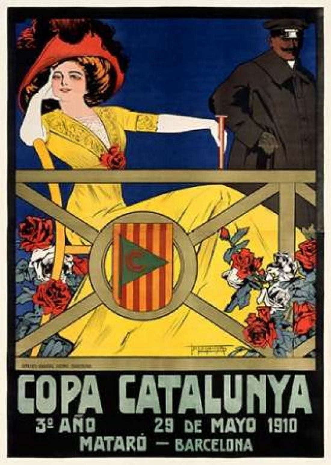 Copa Catalunya Canvas Art - J Muntanya (20 x 28)