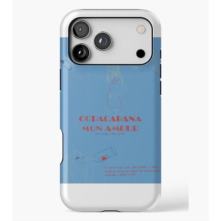 Copacabana Mon Amour M1687, Protective Case for iPhone 17 16 15 14 13 12 11 Pro Max – Modern Unisex Style