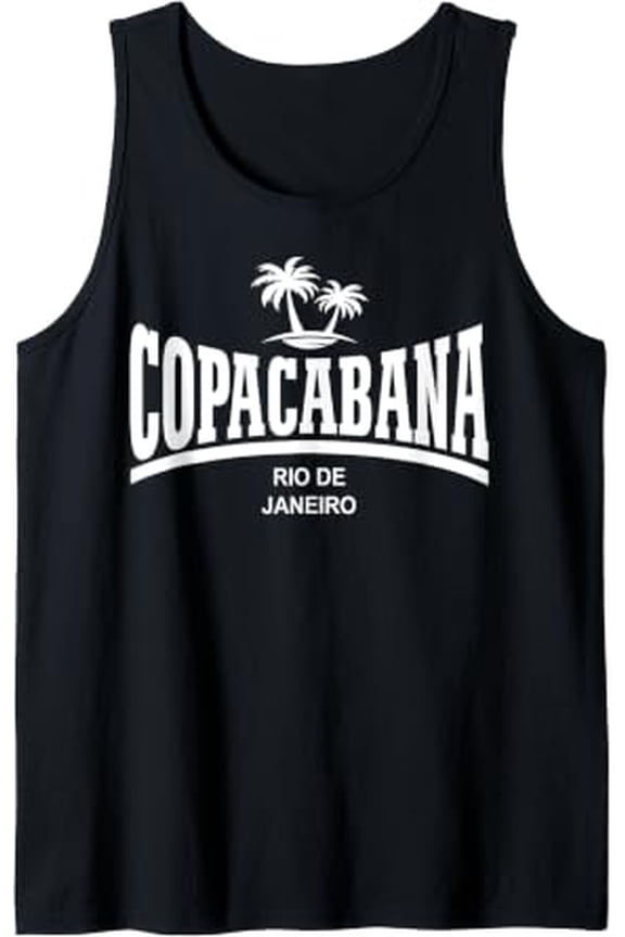 Copacabana Rio De Janeiro Tank Retro Tank Top Size S-3XL