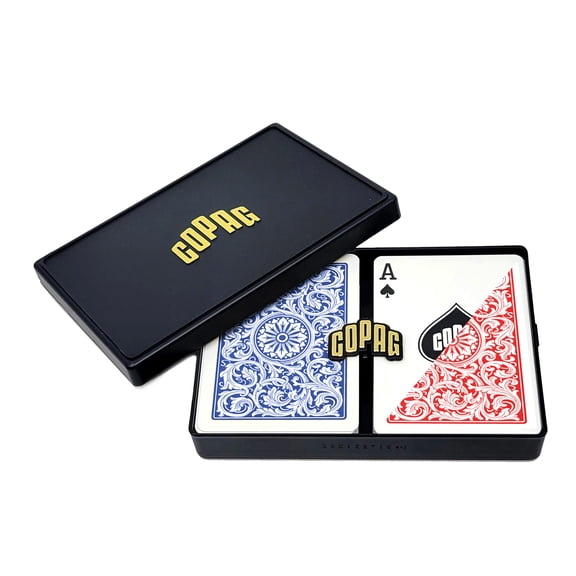 Copag 1546 Red Blue Poker Size Regular Index