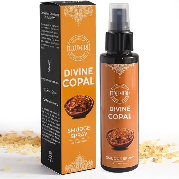 Copal Smudge Spray For Negative Energy Cleansing Of Home - Non Toxic Body Mist Made With Copal Essential Oil - Natural Room Spray And Air Freshener