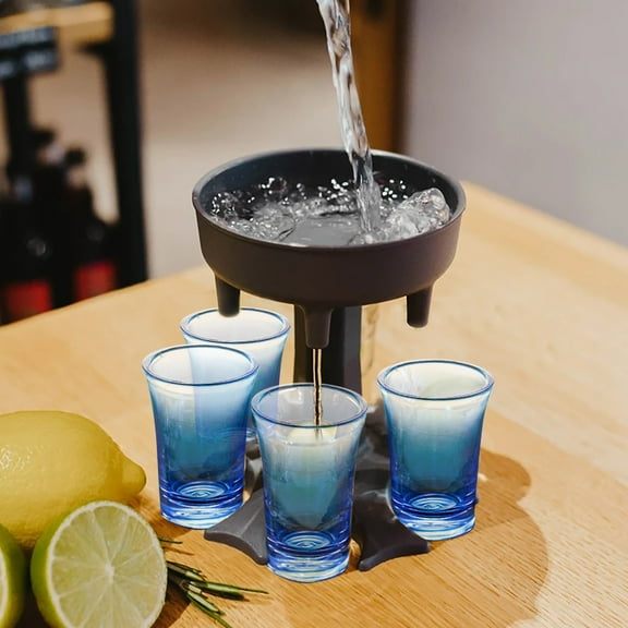 Copas de vino y vasos de agua acrílicos sin tallo, hechos de plástico irrompible