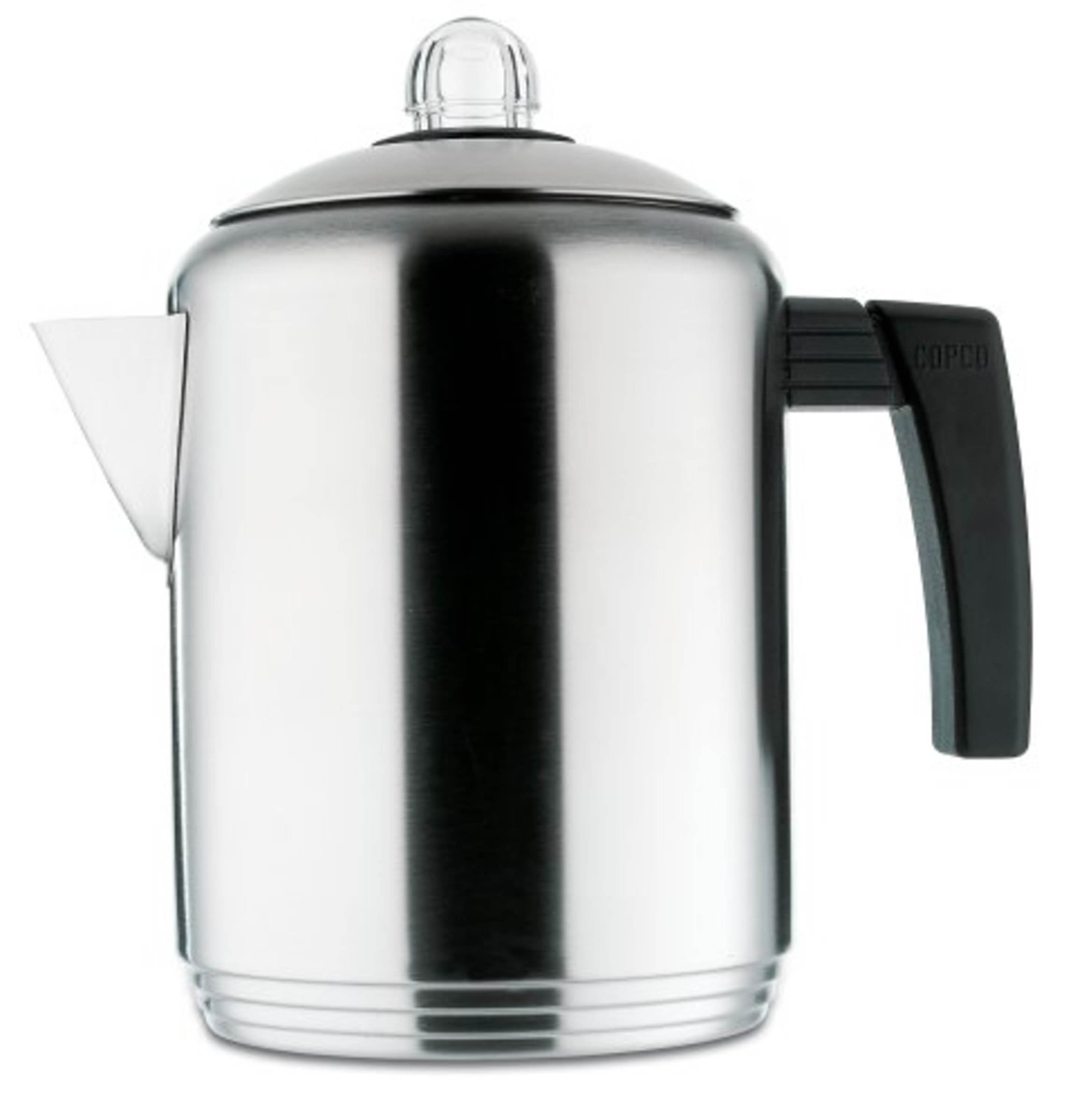 Copco 1.5 quart Brushed Stainless Steel Percolator