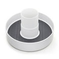 thumbnail image 1 of Copco 10-Inch Multi-Compartment Storage Turntable with Non-Skid Liner & Soft Base - 2-Section Divided Lazy Susan Organizer for Kitchen Storage, Pantry, Bathroom, Office Supplies, 1 of 6