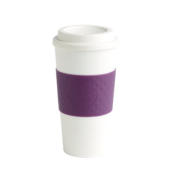 Copco 16-Ounce Capacity Acadia Reusable To Go Mug, Plum 2510-9965