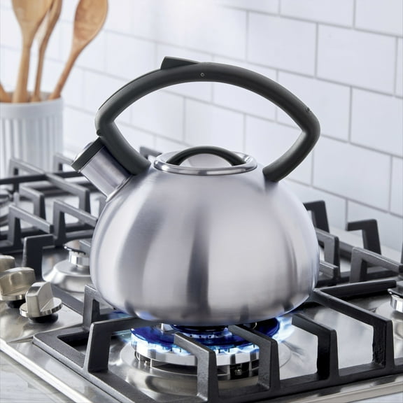 Copco 2.3-quart Valencia Brushed Stainless Steel Tea Kettle