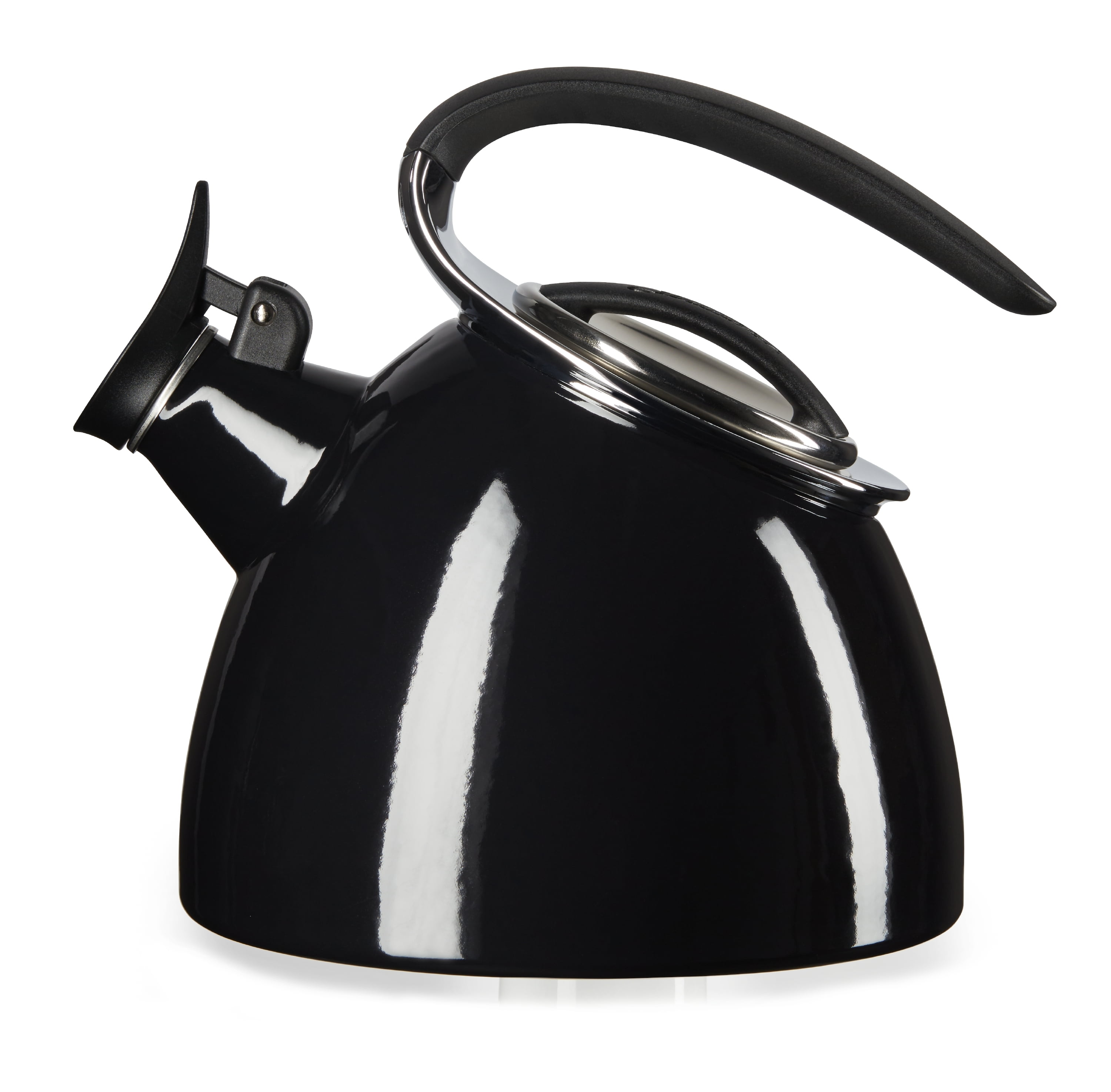 Copco 2.4 Quart Flight Enamel on Steel Black Tea Kettle