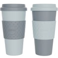 thumbnail image 1 of Copco Acadia Travel Mug, Set of 2 - Aqua & Gray, Aqua/Gray, 1 of 7