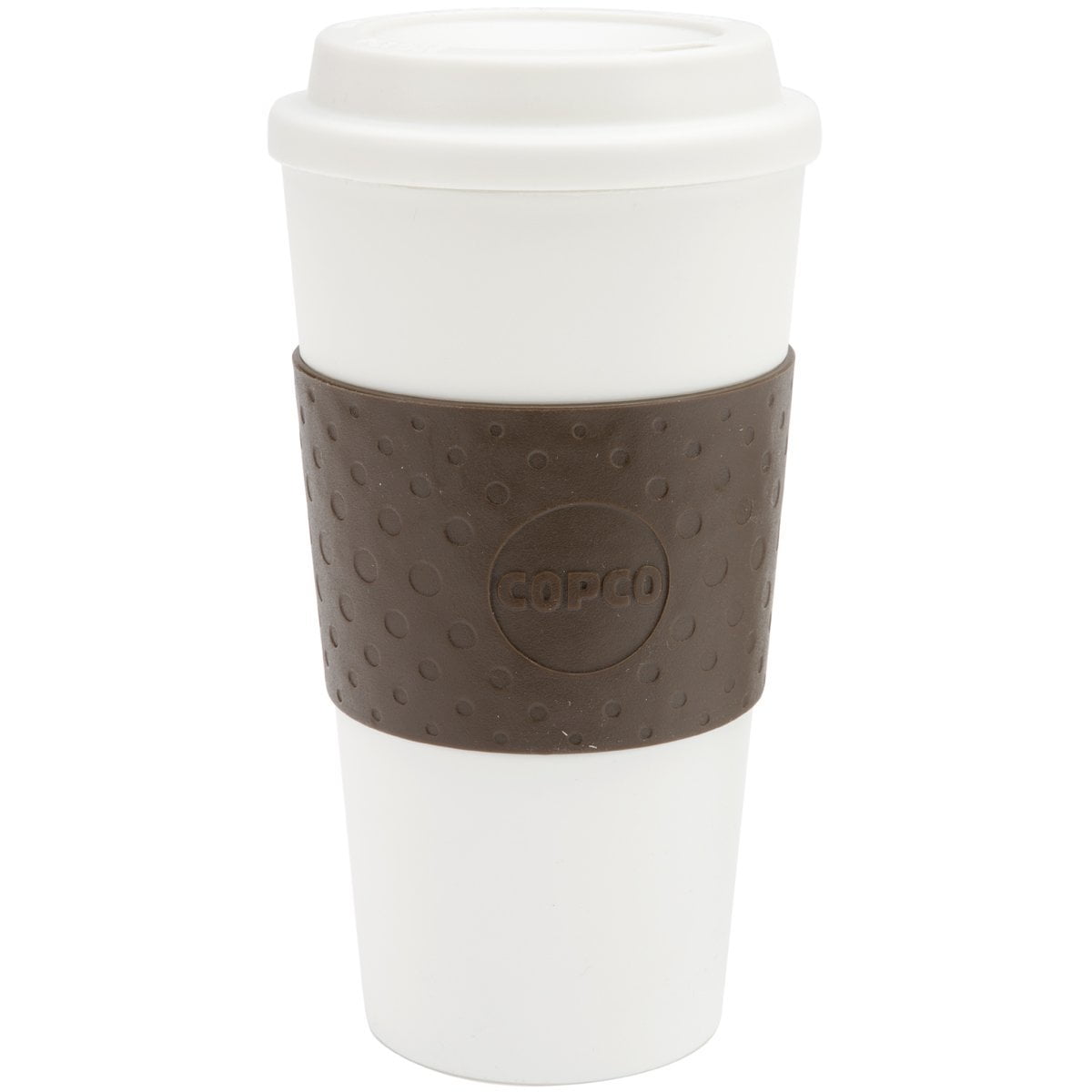Copco Acadia Reusable 16-Ounce Travel Coffee Mug, Snowflake Blue