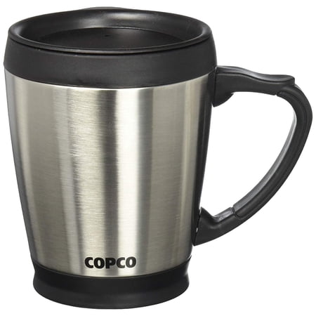 Copco Desktop Stainless Steel Coffee Mug -16 Oz, Silver