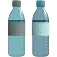 thumbnail image 1 of Copco Hydra 16.9 oz Water Bottle, Set of 2 - Light Blue & Gray, Blue/Gray, 1 of 7