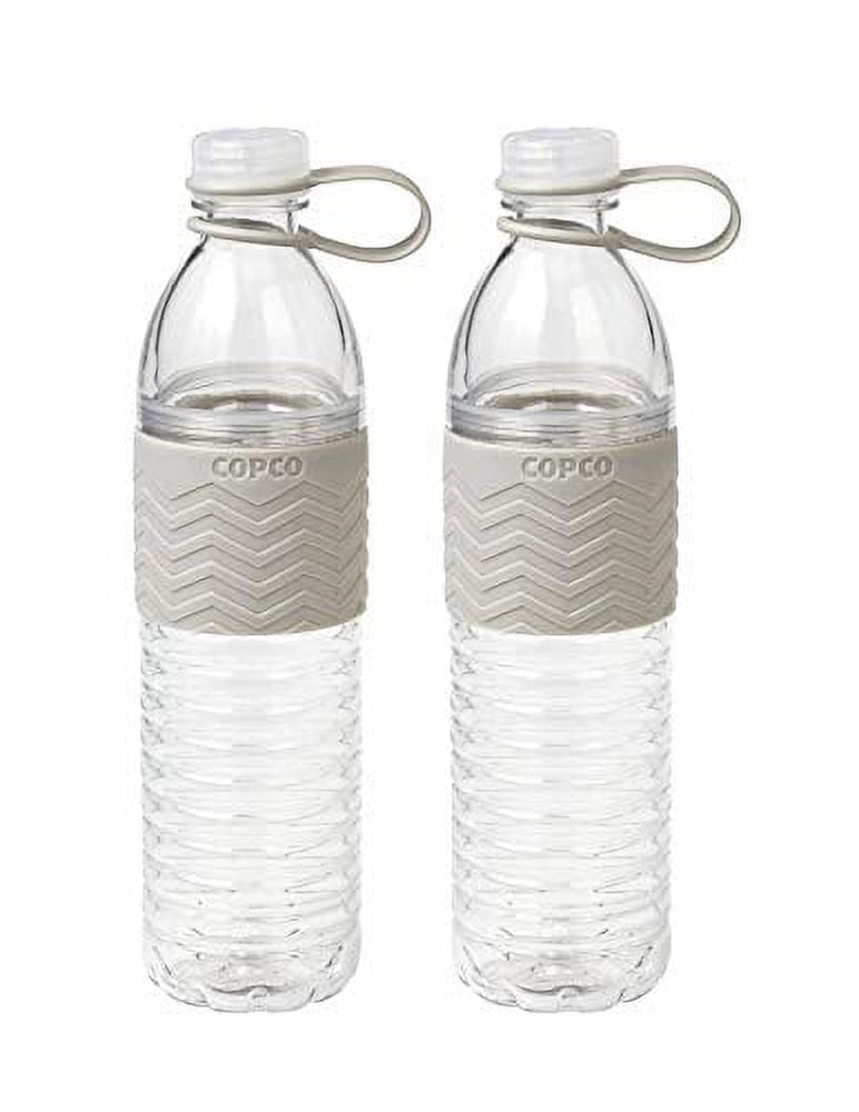 Copco Hydra Resuable Water Bottle, 20-Ounce (2 Pack) (Gray)