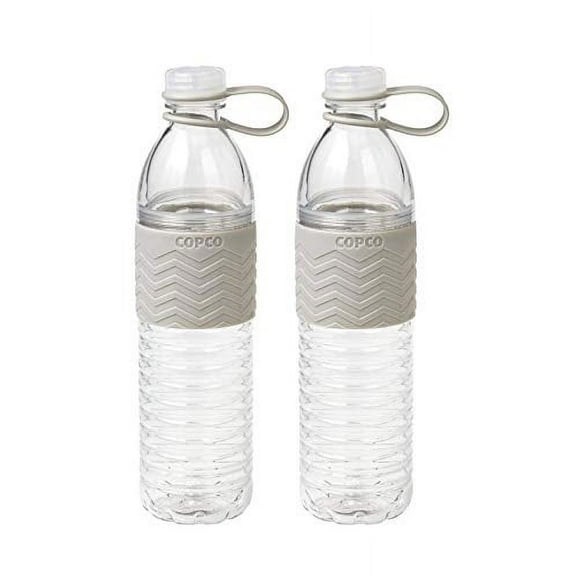Copco Hydra Resuable Water Bottle, 20-Ounce (2 Pack) (Gray)