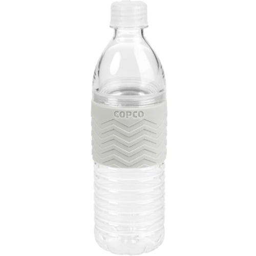 Copco Hydra Reusable Tritan Water Bottle with Spill Resistant Lid 16.9 oz - Chevron Gray