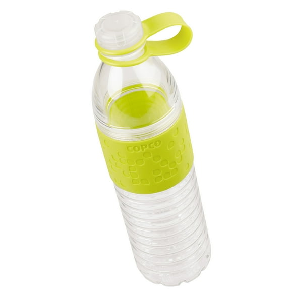 Copco Hydra Tritan Water Bottle with Spill Resistant Lid and Non-Slip Sleeve, 20-Ounce