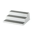thumbnail image 1 of Copco Non-Skid 3-Tier Spice Pantry Cabinet Storage and Organizer, 10-inch, White/Gray, 1 of 5