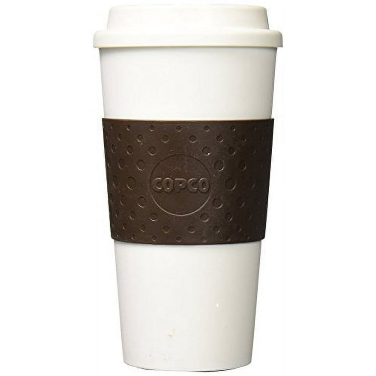 Copco Plastic Acadia Travel Mug, 16-Ounce, Brown