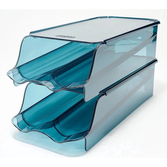 Copco Stackable Egg Storage Drawer Bins Set of 2 Pull Out Refrigerator Organizer Trays