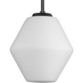 thumbnail image 1 of Copeland Collection One-Light Matte Black Mid-Century Modern Pendant, 1 of 10