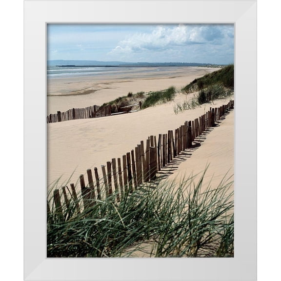 Copeland, Gill 12x14 White Modern Wood Framed Museum Art Print Titled - Drifting Sands