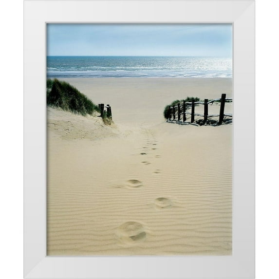 Copeland, Gill 26x32 White Modern Wood Framed Museum Art Print Titled - Stepping Out