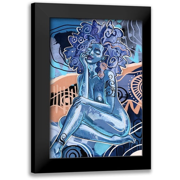 Copeland, Justin 11x14 Black Modern Framed Museum Art Print Titled - Imani