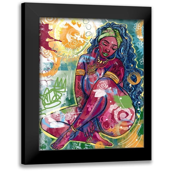 Copeland, Justin 12x14 Black Modern Framed Museum Art Print Titled - Isoke