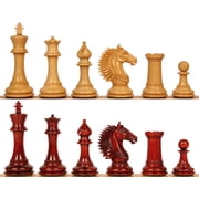 Copenhagen Staunton Chess Set with Padauk & Boxwood Pieces - 4.5 King